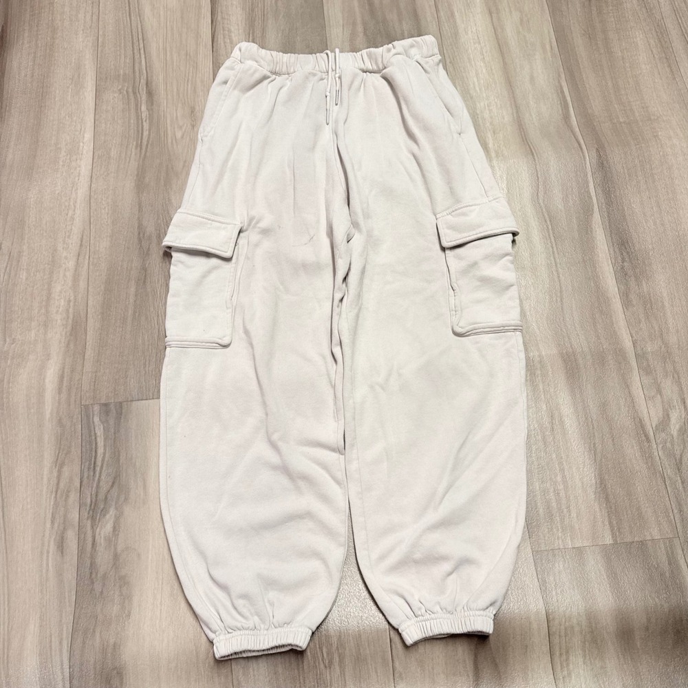 Abercrombie & Fitch Soft A&F Essentials Cargo Sweatpants Gray Medium 1440